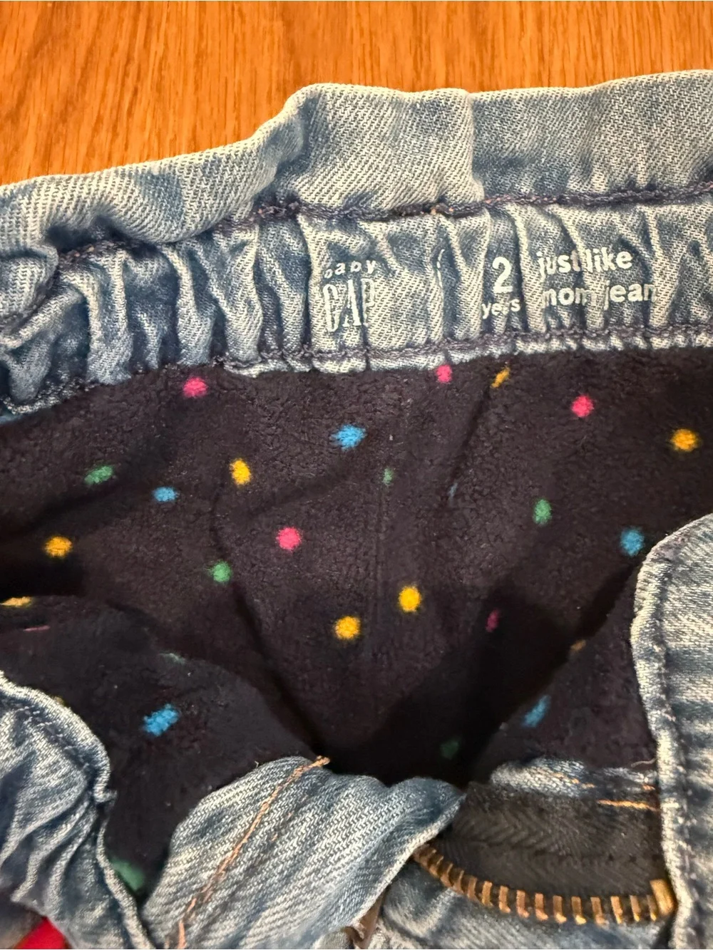 Baby Gap fleece lined jeans